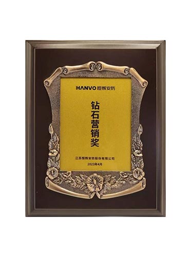 恒輝安防鉆石營銷獎(jiǎng)-2023年